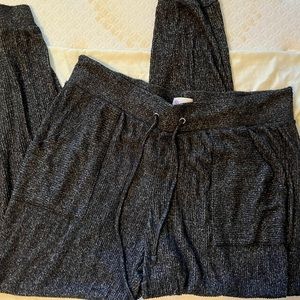 SO Grey and Black Joggers